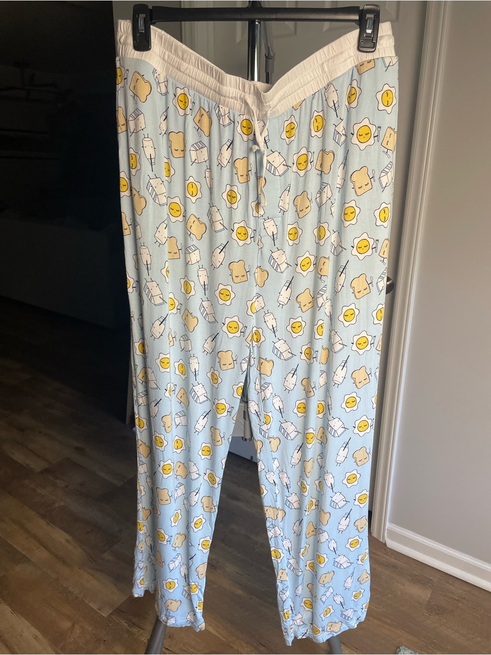 Little Sleepies Light Blue Breakfast Print Pajama Bottoms